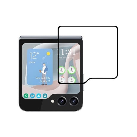 Захисне скло External Small Screen для Samsung Galaxy Flip 6 - чорне