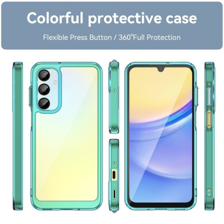 Противоударный чохол Colorful Acrylic Series для Samsung Galaxy A26 5G - синий