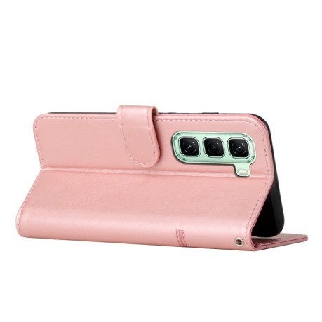 Чохол-книжка Stitching Calf Texture для Infinix Hot 50 4G - рожевий