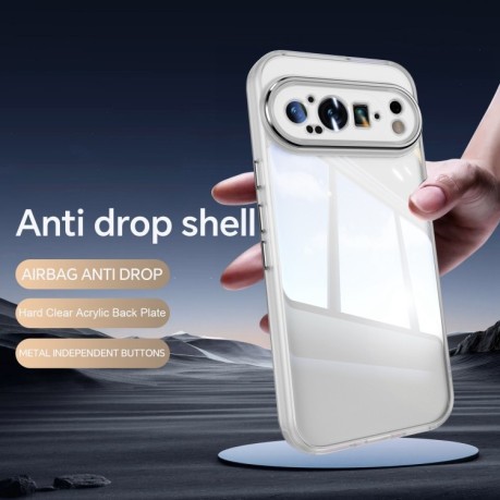 Протиударний чохол Acrylic Hybrid TPU Armor Shockproof для Google Pixel 9 Pro XL - прозорий