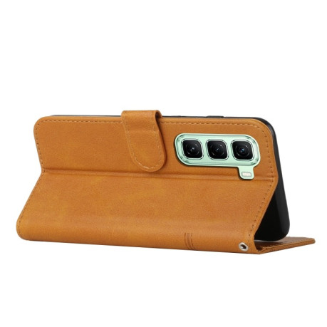Чохол-книжка Stitching Calf Texture для Infinix Hot 50 4G - жовтий