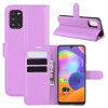 Чохол-книжка Litchi Texture Samsung Galaxy A31 - фіолетовий