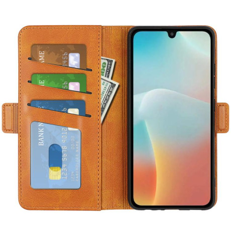 Чохол-книжка Dual-side Magnetic Buckle для на Samsung Galaxy M16/F16 - жовтий
