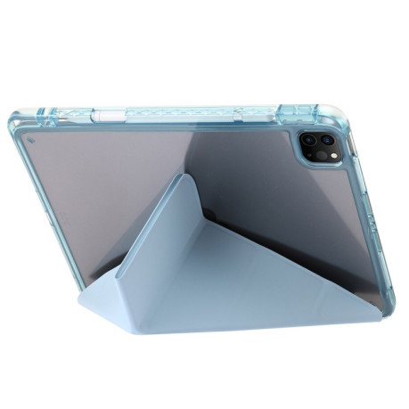 Чехол-книжка Clear Acrylic Demation Leather для iPad Pro 11 2024 - голубой