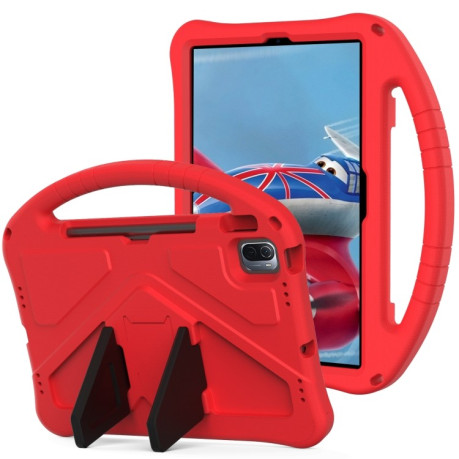 Детский противоударный чехол EVA Flat Anti Falling Protective Case Shell with Holder для Xiaomi Pad 6 - красный