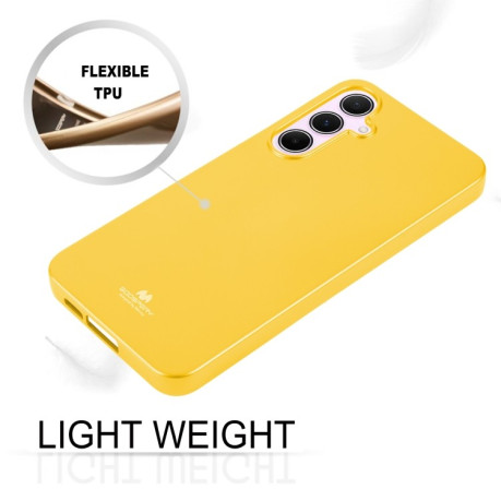 Противоударный чехол MERCURY GOOSPERY PEARL JELLY для Samsung Galaxy A25 - желтый