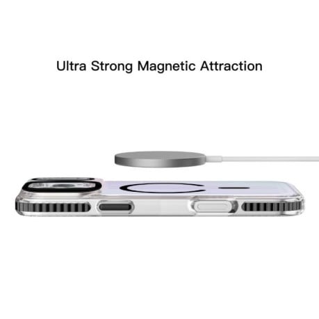 Чехол Mutural Luggage Rainbow MagSafe на iPhone 17 Pro Max - оранжевый