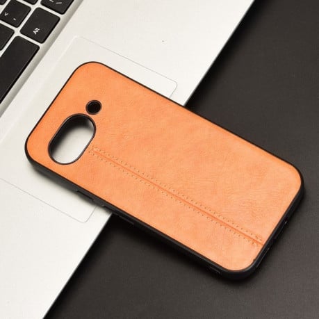Ударозащитный чехол Sewing Cow Pattern для Google Pixel 9a - желтый
