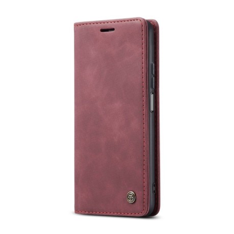 Чехол CaseMe-013 Multifunctional на Xiaomi Poco F5 5G/Redmi Note 12 Turbo 5G - винно-красный