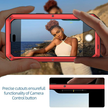 Протиударний чохол Shockproof IP54 Life Waterproof для iPhone Air - червоний