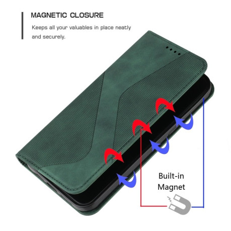 Чехол-книжка Skin Feel S-type для Samsung Galaxy A03/A04E - зеленый