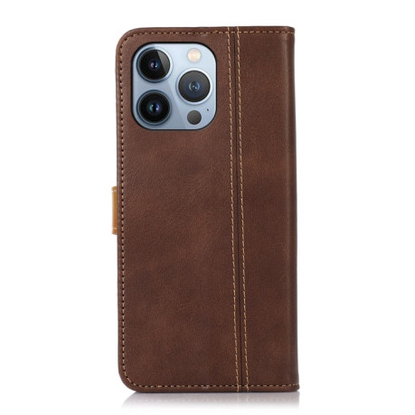 Чохол-книжка Stitching Thread для  iPhone 14 Pro Max - кововий