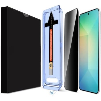 Захисне Скло LK Easy Install Privacy Tempered Glass для Samsung Galaxy S25+ 5G - чорний