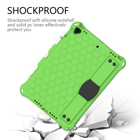 Противоударный чехол Honeycomb Design на  iPad Pro 10.5/Air 2019 - зеленый