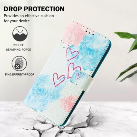 Чехол-книжка Colored Drawing Pattern для iPhone 16e - разноцветный