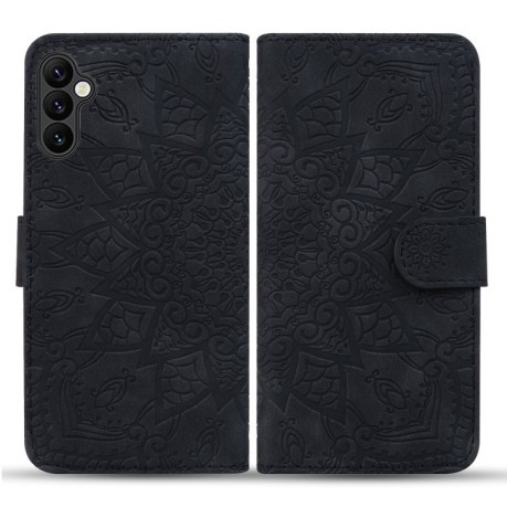 Чохол-книжка Mandala Embossing Pattern для Samsung Galaxy A16 5G - чорний