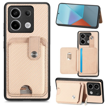 Противоударный чехол Wristband Kickstand Card для Xiaomi Redmi Note 13 Pro 5G/Poco X6 5G - хаки