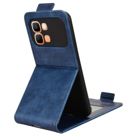 Фліп-чохол Magnetic Vertical Flip Leather для Infinix Note Edge 5G — синій