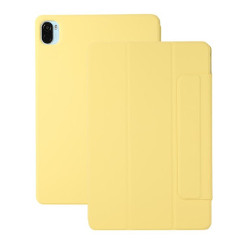 Магнитный чехол-книжка Fixed Buckle Magnetic для Xiaomi Pad 5 / Pad 5 Pro - желтый