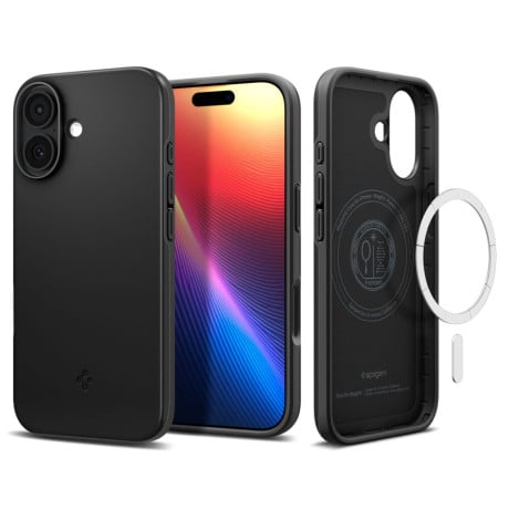 Оригінальний чохол Spigen Thin Fit з MagSafe на iPhone 17 - Black
