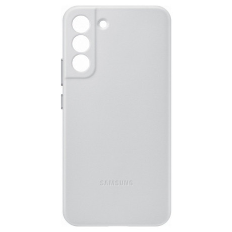 Оригінальний чохол Samsung Leather Cover для Samsung Galaxy S22 Plus - light gray