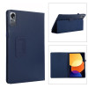 Чехол-книжка Litchi Texture для Xiaomi Pad 5 Pro 12.4 - темно-синий