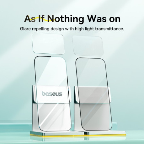 Защитное стекло Baseus Sapphire Series HD на iPhone 15 - черное