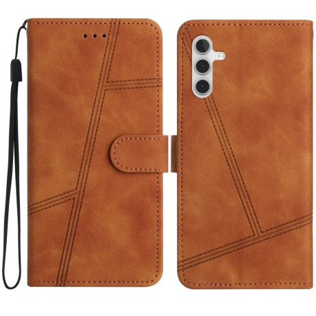 Чохол-книжка Stitching Skin Feel  для Samsung Galaxy A56 5G - коричневий