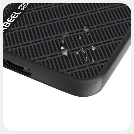 Ультратонкий чехол ABEEL 6D Micro Relief MagSafe Magnetic на Samsung Galaxy S25 5G - черный