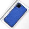 Противоударный чехол Cloth Texture на Samsung Galaxy M53 - синий