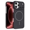 Чехол Ultra-thin Gold Armor PC Magnetic на iPhone 18 Pro Max — чёрный