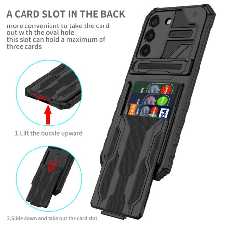 Противоударный чехол Armor Card для Samsung Galaxy S22 5G - черный