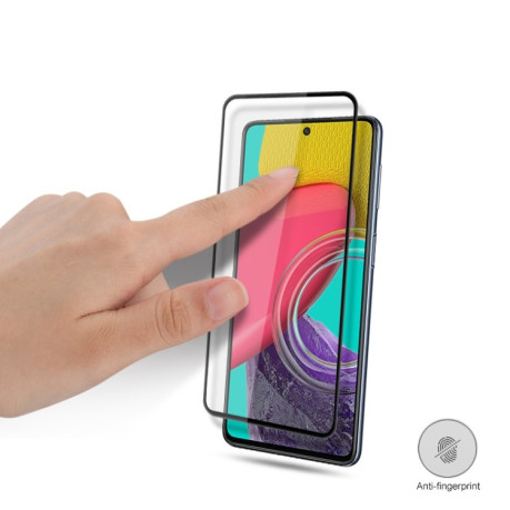 Защитное стекло mocolo 9H Full Glue для Samsung Galaxy M53 - черное