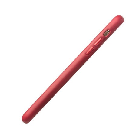Кожаный чехол QIALINO Cowhide Leather Protective Case для iPhone 11 Pro Max - красный