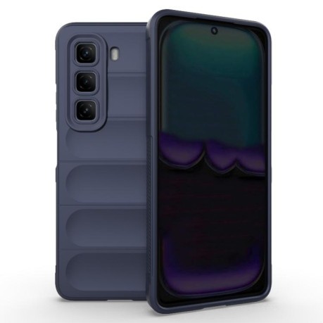 Силіконовий чохол Magic Flannel для Infinix Hot 50 4G - синій