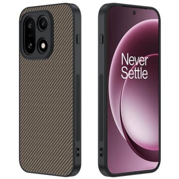 Противоударный чехол Carbon Fiber Texture Printing на OnePlus 10 Pro — золотой