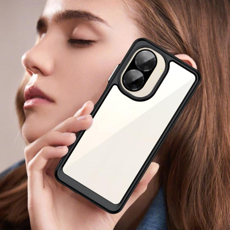 Противоударный чехол Colorful Acrylic Series для Xiaomi Redmi A5 4G 173.3mm - черный