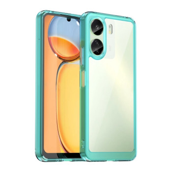 Протиударний чохол Colorful Acrylic Series із кольоровою силіконовою боковиною на Xiaomi Redmi 13C/Poco C65 - синій