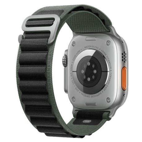 Ремешок Nylon Loop для Apple Watch Series 8/7 41mm/40mm /38mm - темно-зеленый