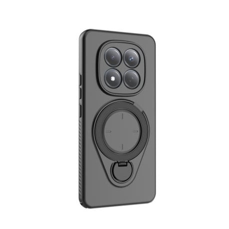 Чохол Ring Shield MagSafe з кільцем-тримачем 360° для Redmi Note 15 Pro 4G Global 163.2mm — чорний