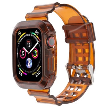 Спортивний ремінець Transparent для Apple Watch Series 8/7 41mm / 40mm / 38mm - коричневий