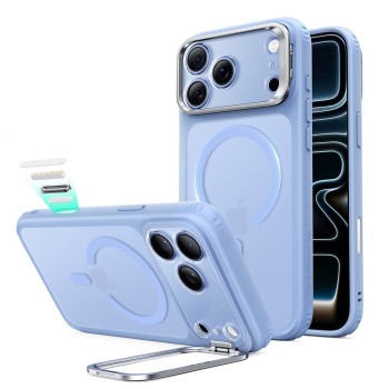 Оригинальный чехол ESR Classic Hybrid Kickstand с MagSafe для iPhone 17 Pro / 18 Pro — синий