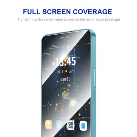 Защитное Стекло ENKAY Full Glue High Aluminum-silicon для Samsung Galaxy A36 / A56 - черное