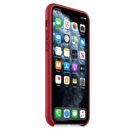 Шкіряний Чохол Leather Case Red для iPhone 11