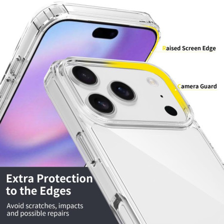 Акриловый противоударный чехол HMC для iPhone 17 Pro - прозрачный