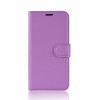 Шкіряний чохол-книжка Samsung Galaxy S10 Lite Litchi Texture фіолетовий