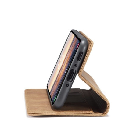 Кожаный чехол CaseMe-013 Multifunctional на Samsung Galaxy A54 - коричневый