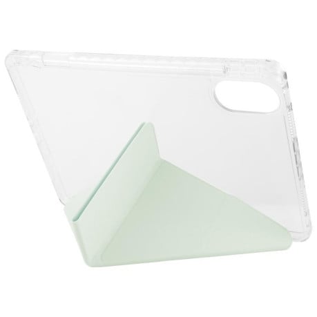 Чехол-книжка Clear Acrylic Demation Leather для Xiaomi Redmi Pad SE 11 2025 / Pad 2 - зелений