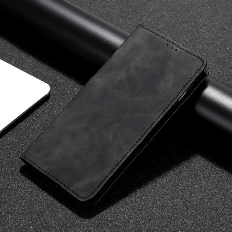 Чехол-книжка Retro Skin Feel Business Magnetic на OnePlus Ace 2/11R - черный