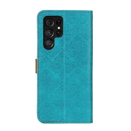 Чохол-книжка European Floral для Samsung Galaxy S25 Ultra 5G - синій